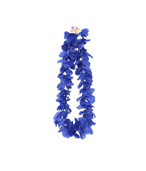 Royal Blue Flower Lei