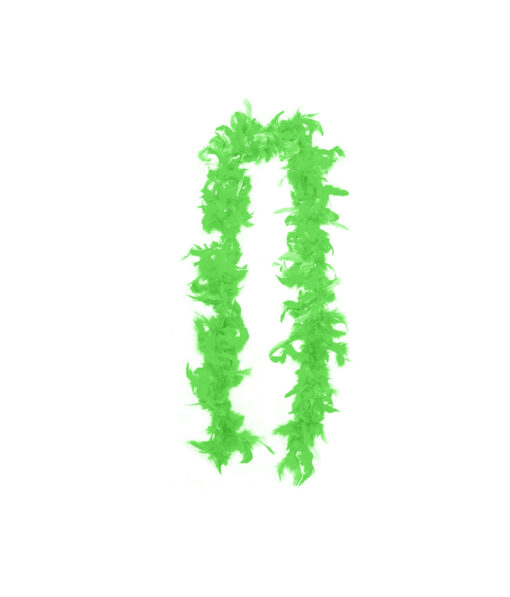 Lime Green Feather Boa