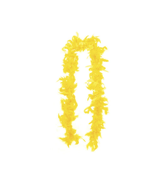 Yellow Feather Boa