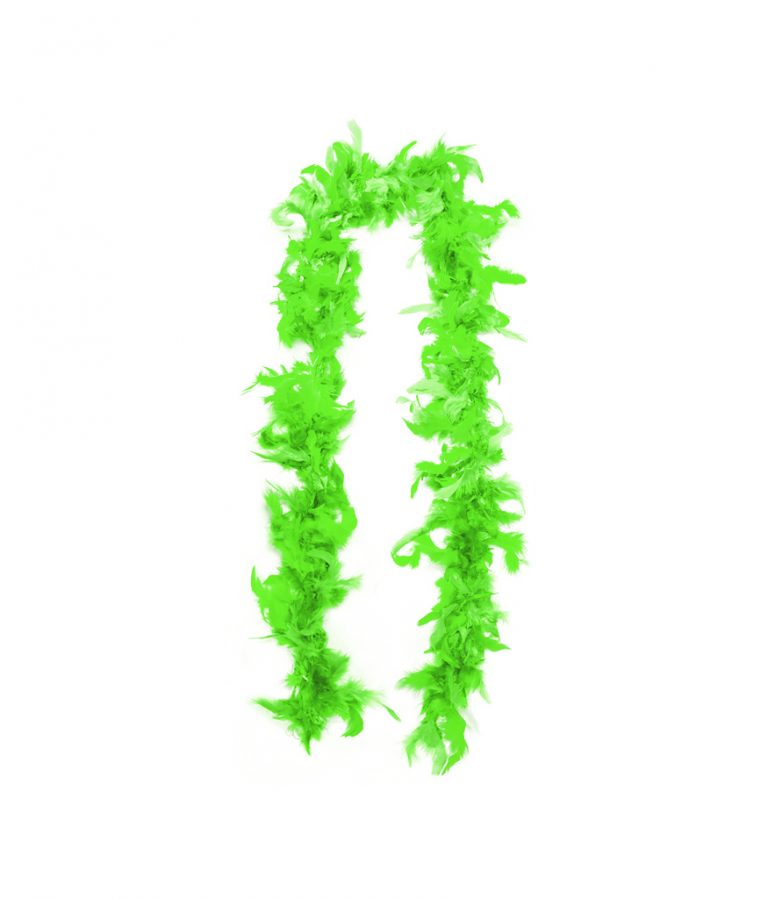 Lime Green Feather Boa 