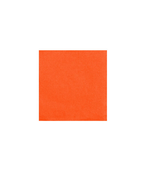 Small napkin in orange colour coming in pack of 50 sheets