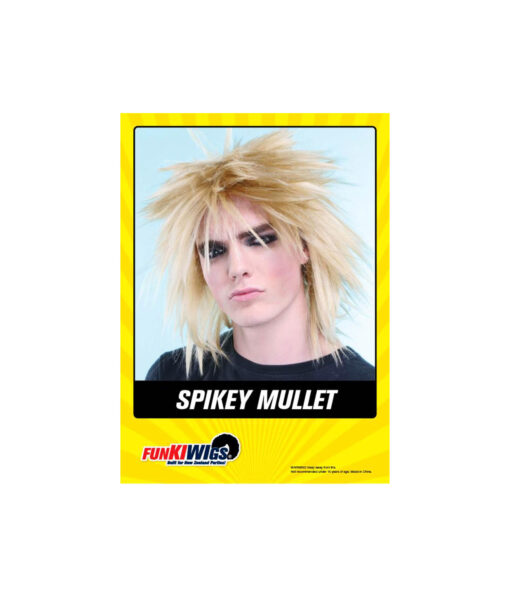 Blonde Spikey Mullet