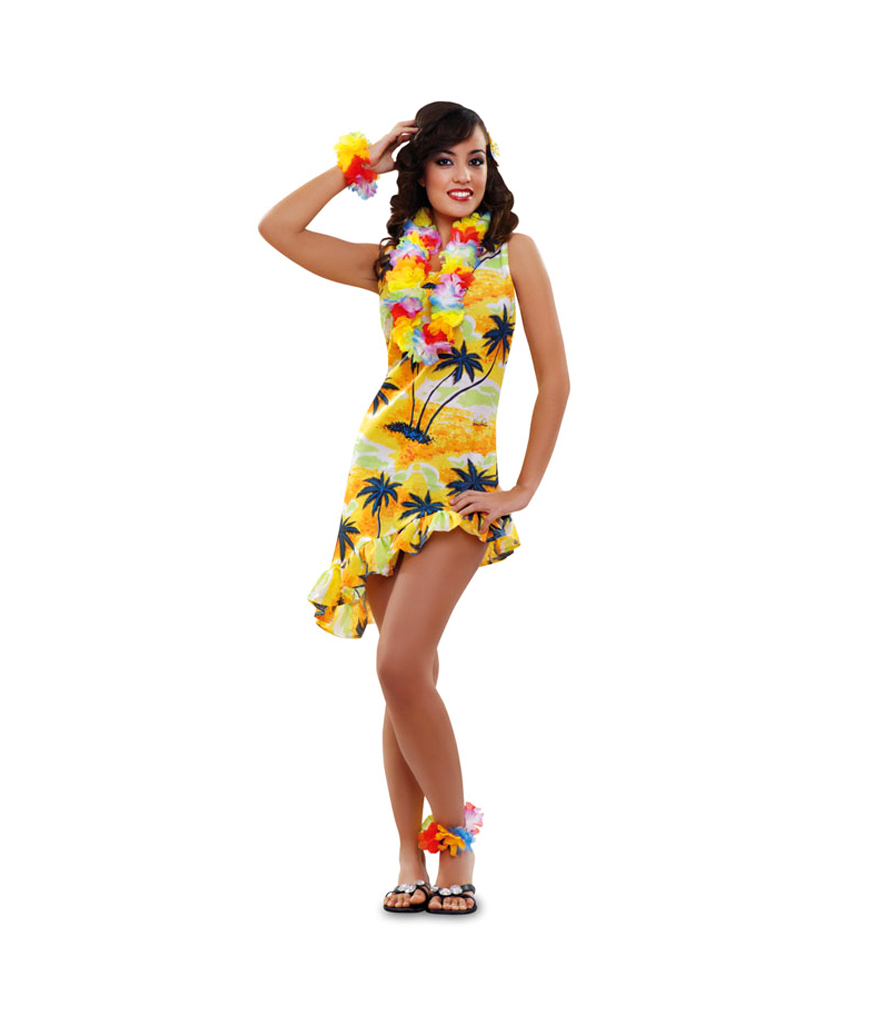 Платье в стиле гавайской вечеринки