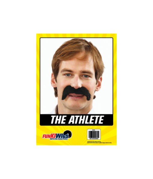 The Athlete moustache in dark brown