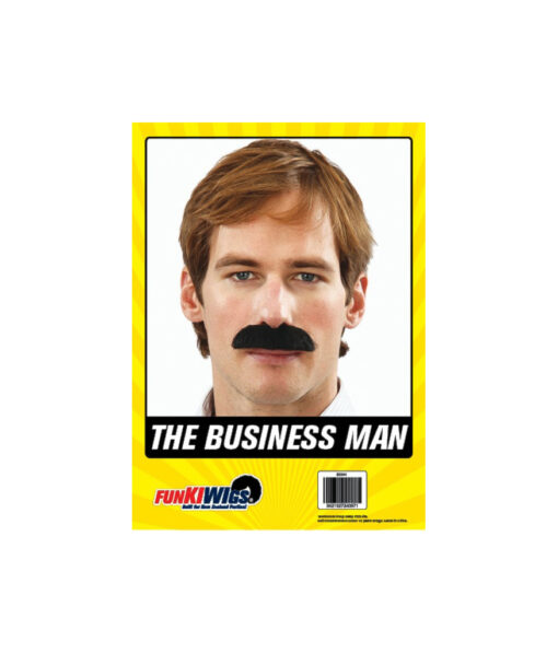 The business man moustache in dark brown/black