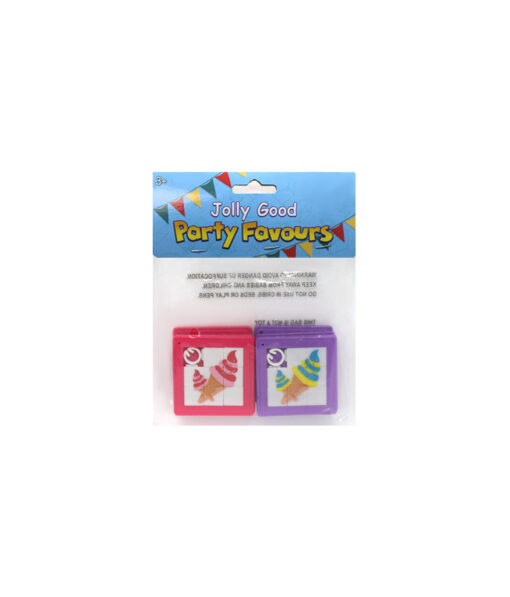 Ice cream puzzle in pink and purple colour party favour coming in pack of 8