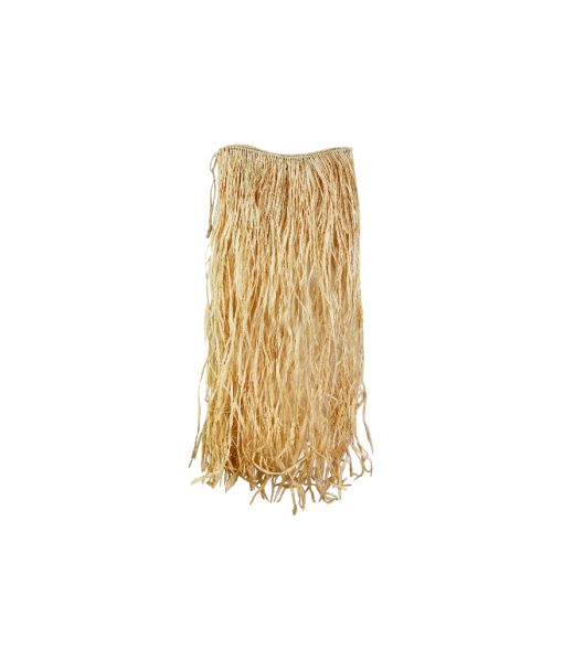 grassy long natural hula skirt