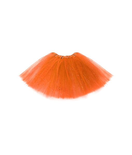Tutu in orange colour with sequin design in size of 40cm