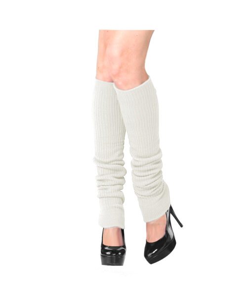 White leg warmers in pack of 2