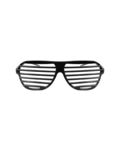 Plain shutter glasses in black colour