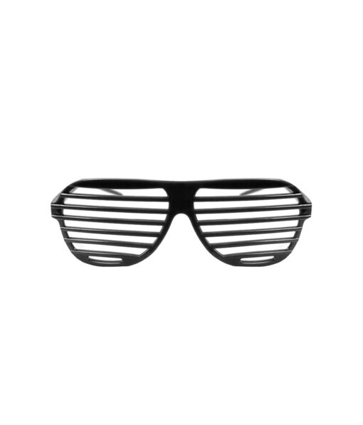Plain shutter glasses in black colour
