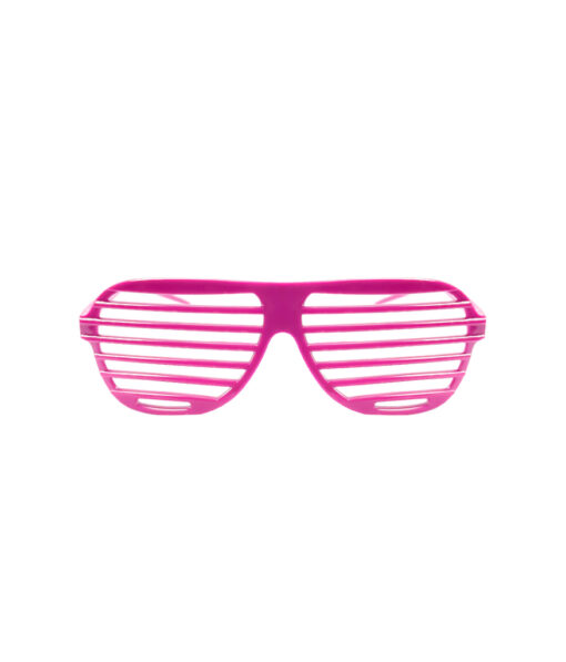 Plain shutter glasses in hot pink colour