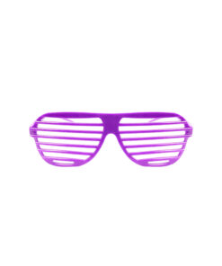 Plain shutter glasses in purple colour