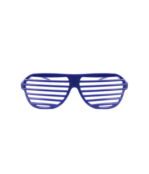 Plain shutter glasses in royal blue colour