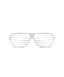 Plain shutter glasses in white colour