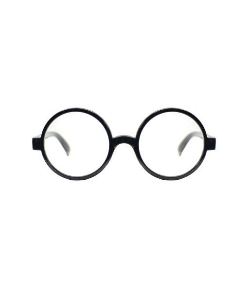 Round glasses with black rims in Harry Potter design for costume