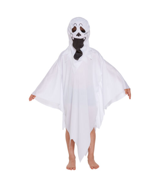 Ghost child Halloween costume dress up with face