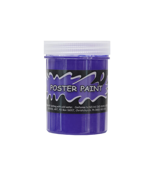 Purple poster paint for DIY art and posters coming in 125ml tub