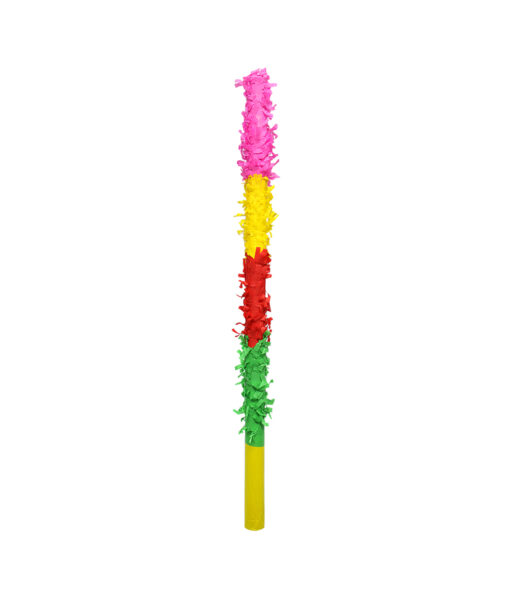 Colourful rainbow pinata stick in size of 58.5cm