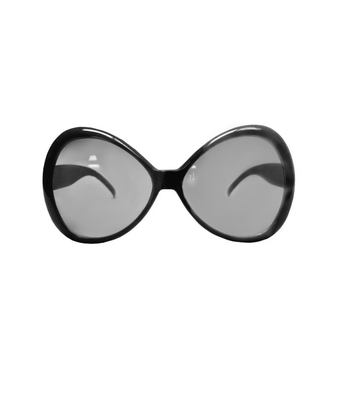 Large Black Bow Shape Party Glasses Looksharpstore