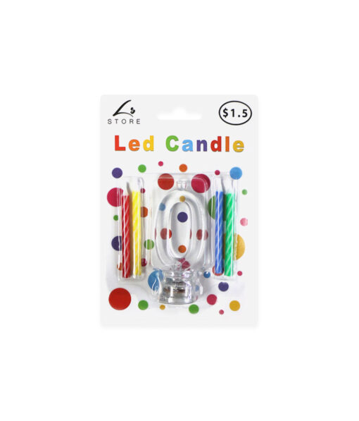 Led Number Candle 0