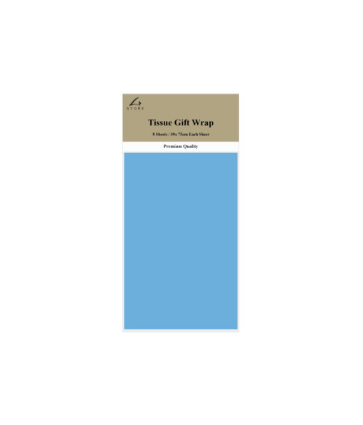 light blue tissue paper 8pk