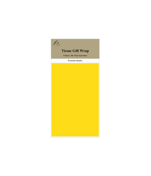 neon yellow tissue paper 8pk