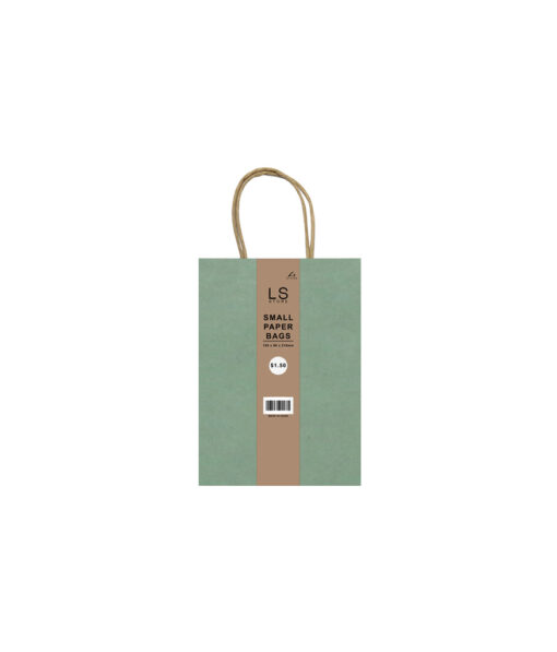 Small paper bag with pastel mint colour coming in pack of 4