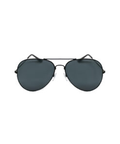 Aviator style party glasses with tinted black lens