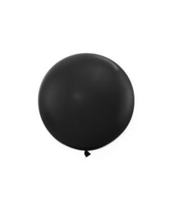 Plain black latex balloon in 36inch size and coming in pack of 1