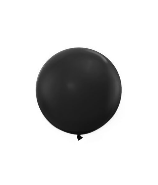 Plain black latex balloon in 36inch size and coming in pack of 1