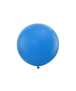 Plain blue latex balloon in 36inch size and coming in pack of 1