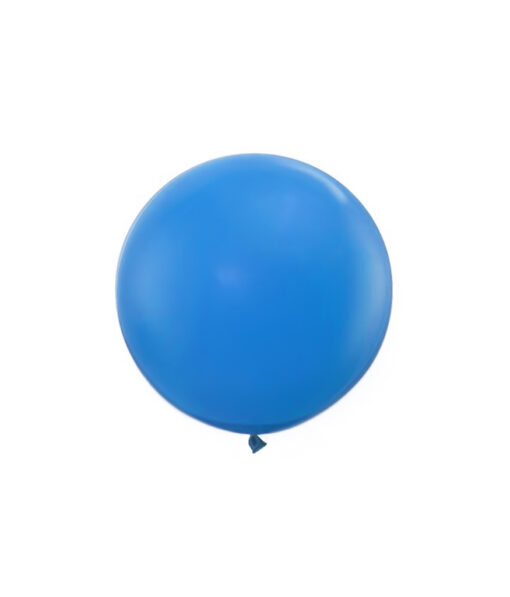 Plain blue latex balloon in 36inch size and coming in pack of 1