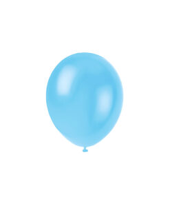 Plain light blue latex balloon in 5inch size and coming in pack of 50