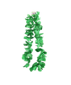 Green Metallic Flower Lei