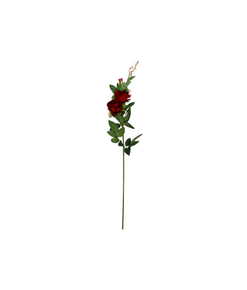 Red artificial rose