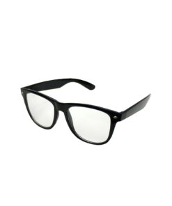 Black wayfarer style glasses for costume