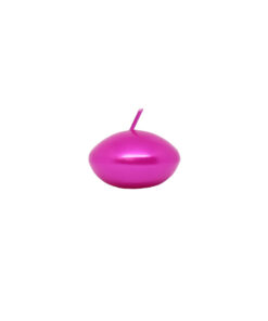 Hot pink metallic floating candles coming in pack of 12