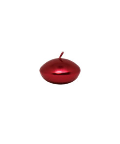 Red metallic floating candles coming in pack of 12