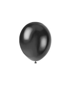 Plain black latex balloons in size of 12cm