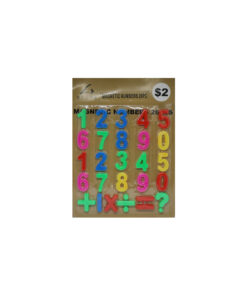 Magnetic number set in pack of 26