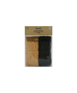 Natural and black craft raffia in length of 30m and pack of 2