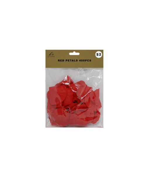 Red petals in pack of 400