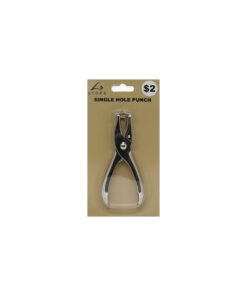 Metallic single hole puncher