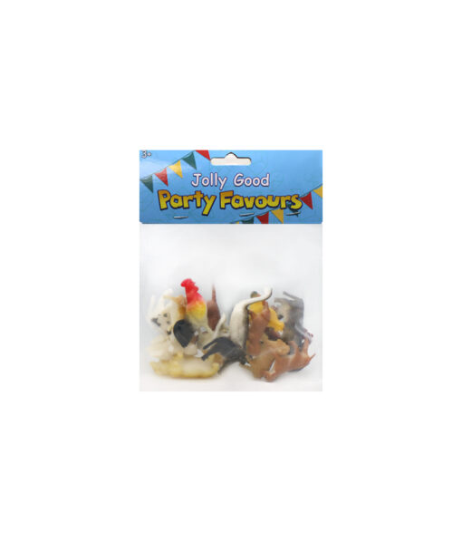 Assorted farm animal figures party favour coming in pack of 15