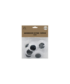 Large adhesive googly eyes in size of 35mm and pack of 10