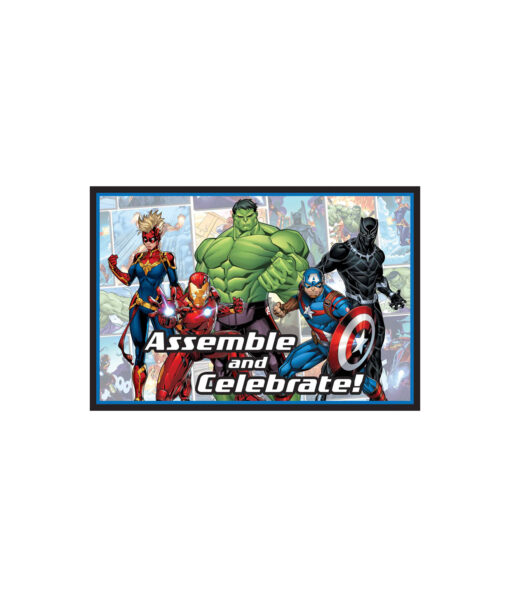 Avengers Postcard Invitations 8pk