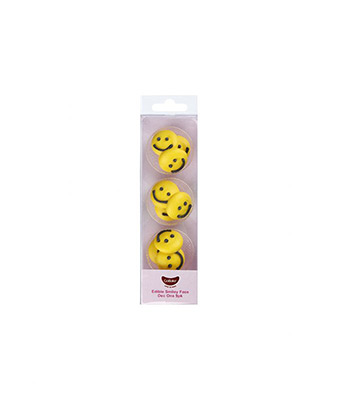 Smiley Face Icing Decorations 9pk – LookSharpStore