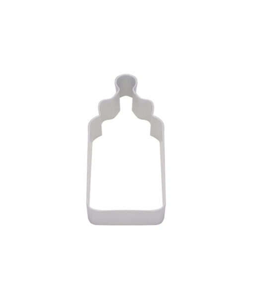 White baby bottle cookie cutter in size of 10cm