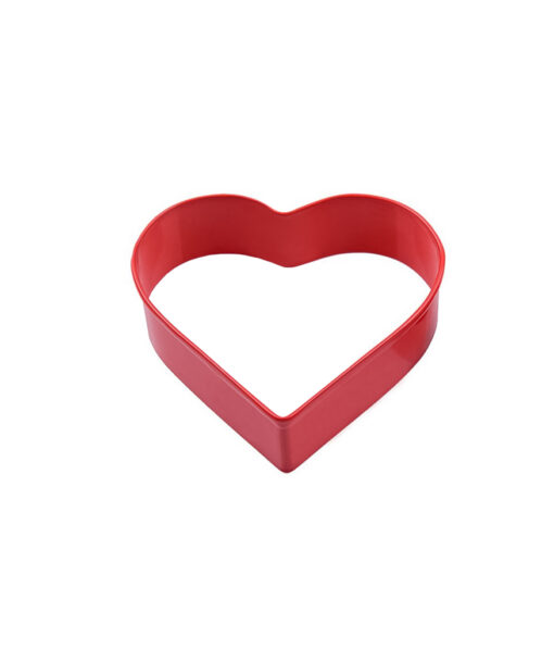 Red heart cookie cutter in size of 8cm